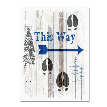 LightBoxJournal 'The Blue Moose - This Way I' Canvas Art,18x24